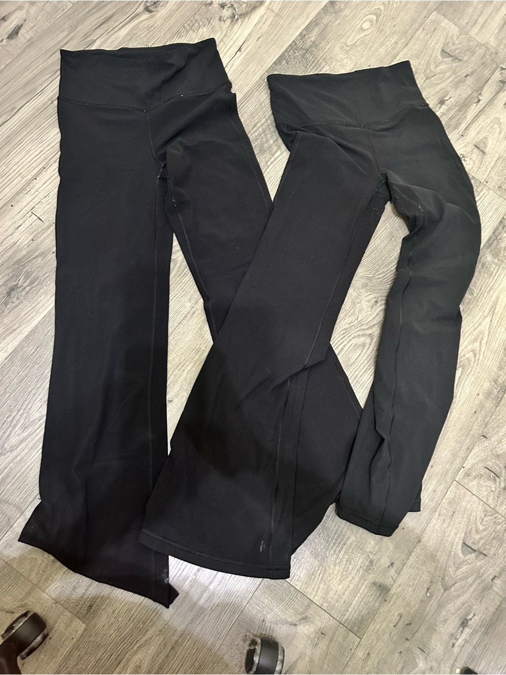 Athleta Black Boot-Cut High-Rise Yoga Pants